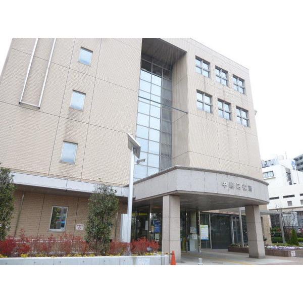 川崎市中原区役所：2485m