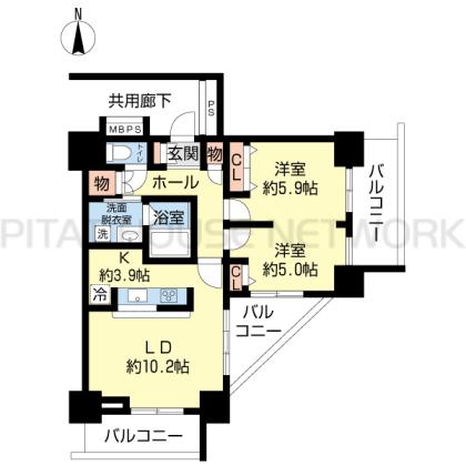 19階/南東角住戸