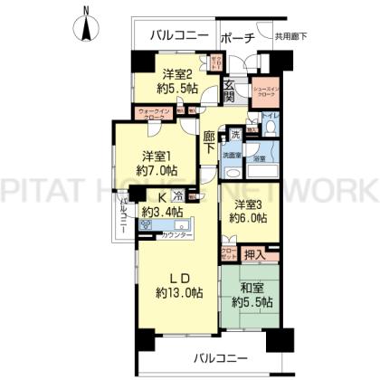  間取り図写真