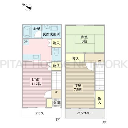  間取り図写真