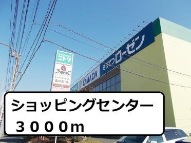 ショッピングセンター：3000m