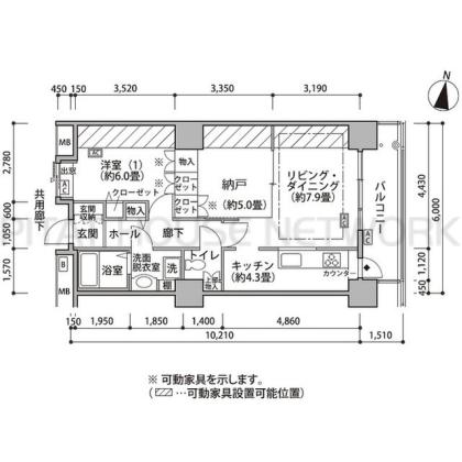  間取り図写真
