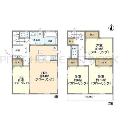  間取り図写真
