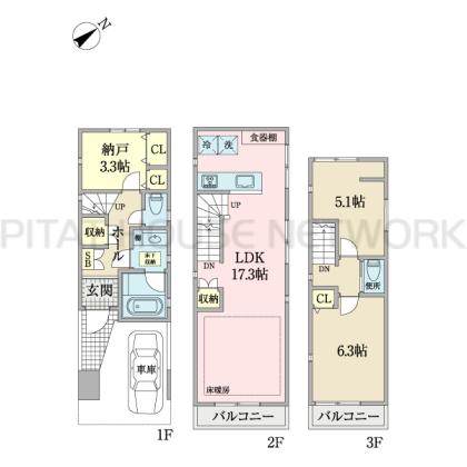  間取り図写真