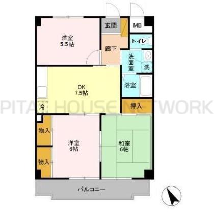  間取り図写真