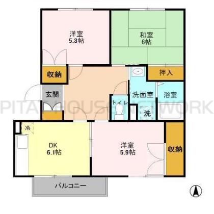  間取り図写真