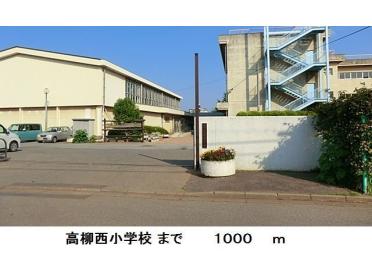 高柳西小学校：1000m