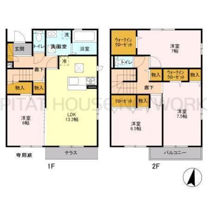  間取り図写真