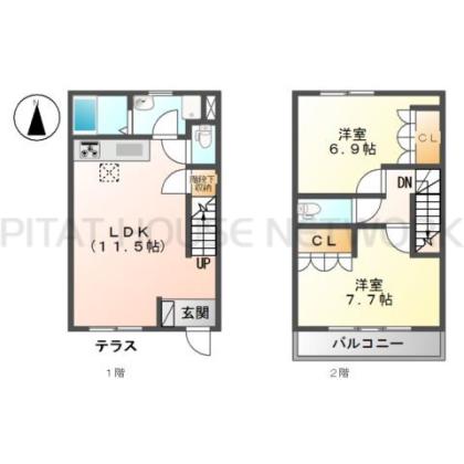  間取り図写真