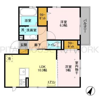  間取り図写真
