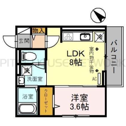  間取り図写真