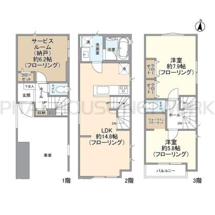  間取り図写真