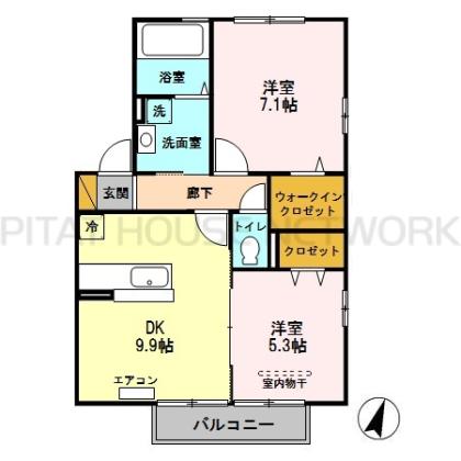  間取り図写真