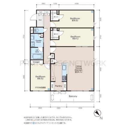  間取り図写真