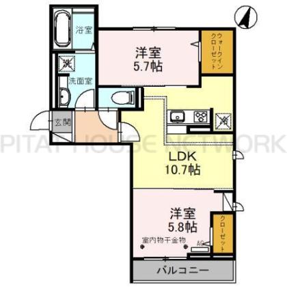  間取り図写真