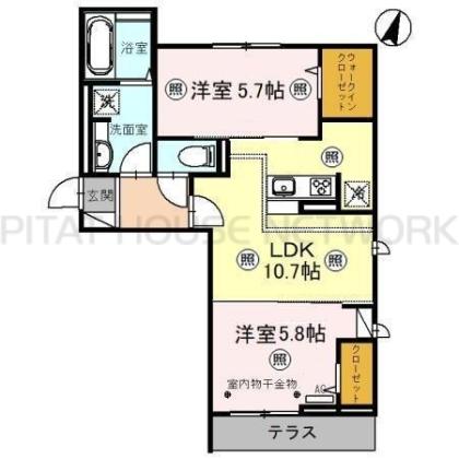  間取り図写真