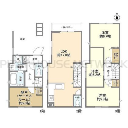  間取り図写真