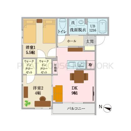 家具配置は参考となります