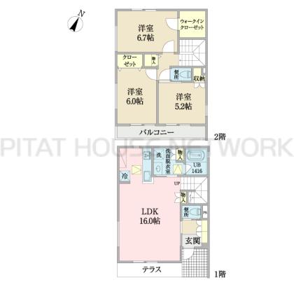  間取り図写真