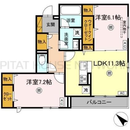  間取り図写真