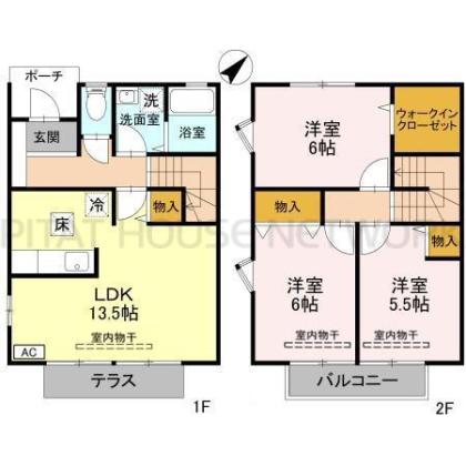  間取り図写真