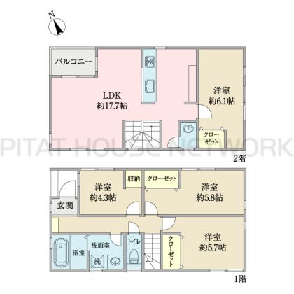  間取り図写真