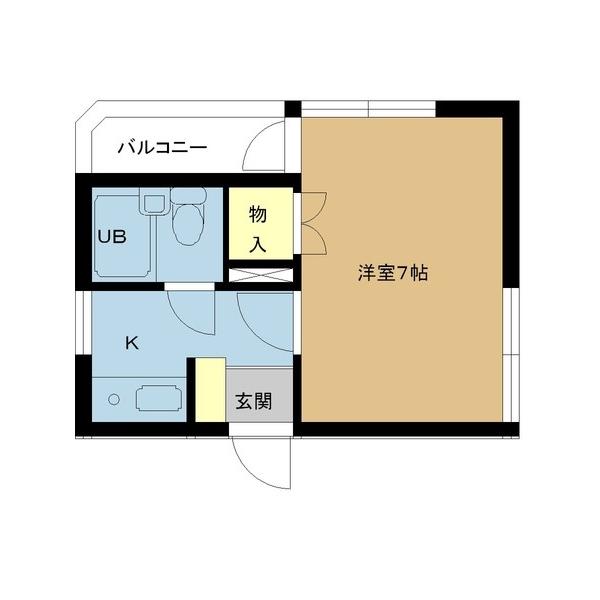 アンソレイユⅠ（0103） 間取り図画像