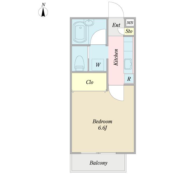 プラージュ壱番館（0102） 間取り図画像