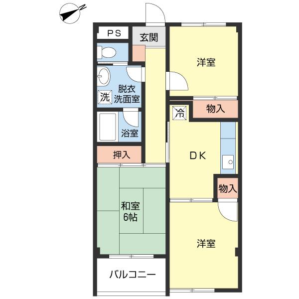 南東向きバルコニー♪