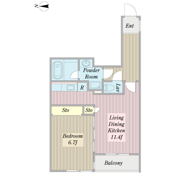 フィロンドール港北（0106） 間取り図画像