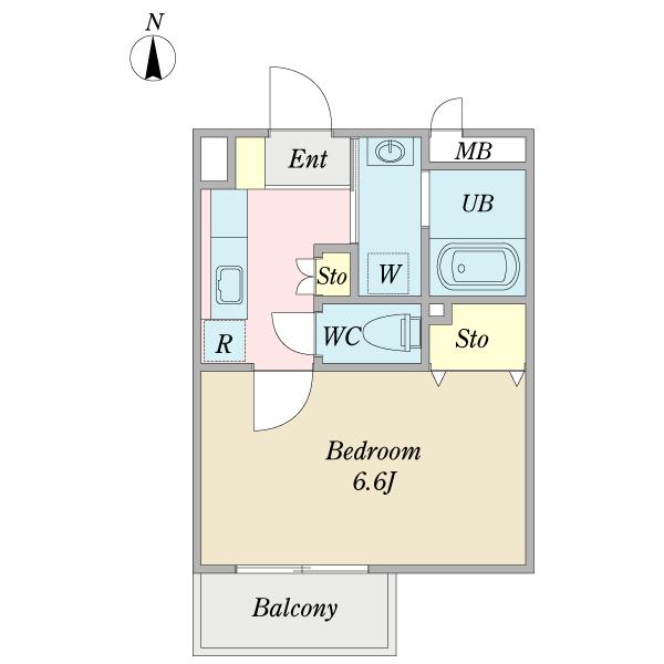 独立洗面台つき