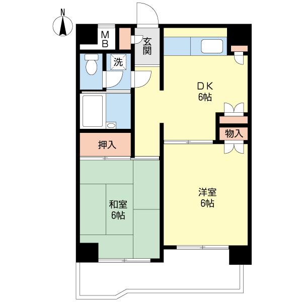 メゾン秋山（0702） 間取り図画像