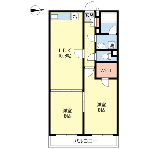 パルステージ・Ｋ（0201） 間取り図画像