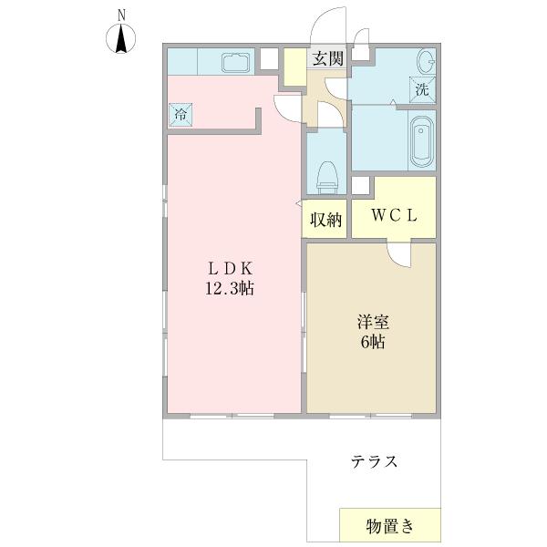 ジュールエストⅠ（0101） 間取り図画像