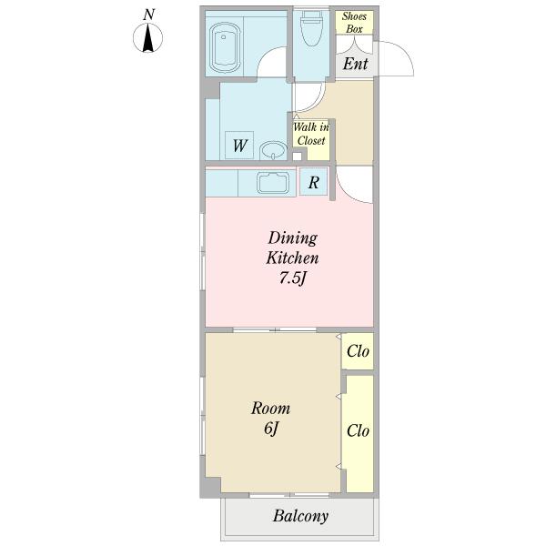 収納豊富な角部屋！