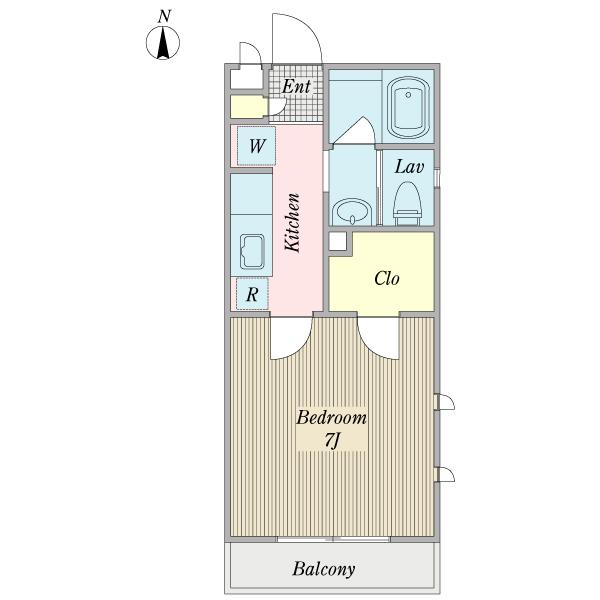 ＭＯＮ・ＭＡＩＳＯＮ（0101） 間取り図画像