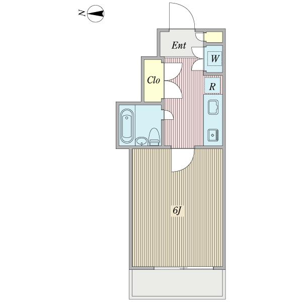 ガーデンコート７７（Ｏ）（0109） 間取り図画像