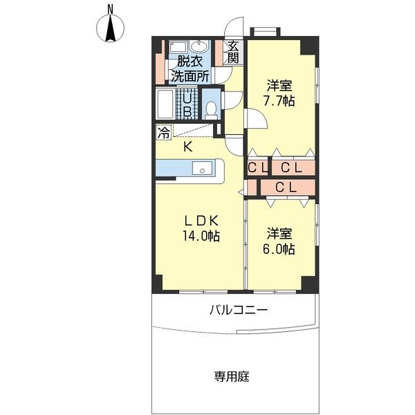 ゆとりある２ＬＤＫ