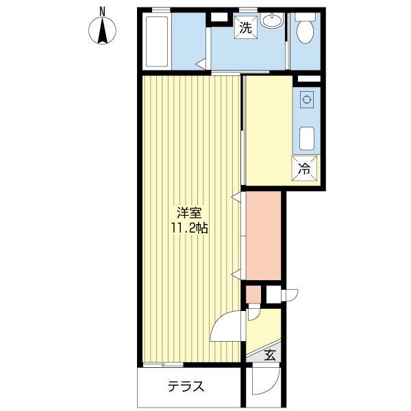 ベルジェ（0102） 間取り図画像