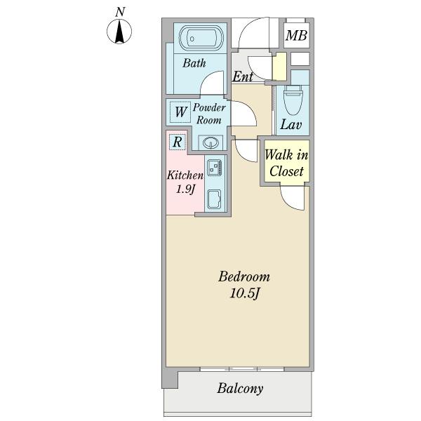 Ｙ　ｅｓｐａｃｅ（0203） 間取り図画像