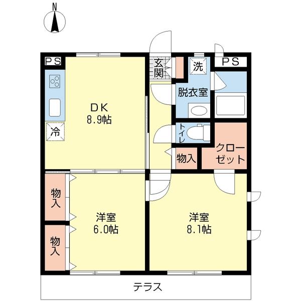 インツーパーク（0103） 間取り図画像