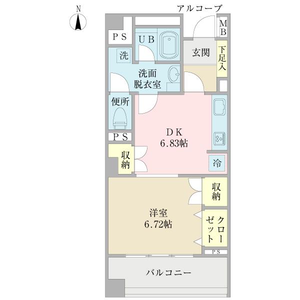 プラザ上大岡（0301） 間取り図画像