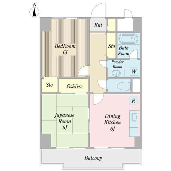 南向きで陽当たり良好