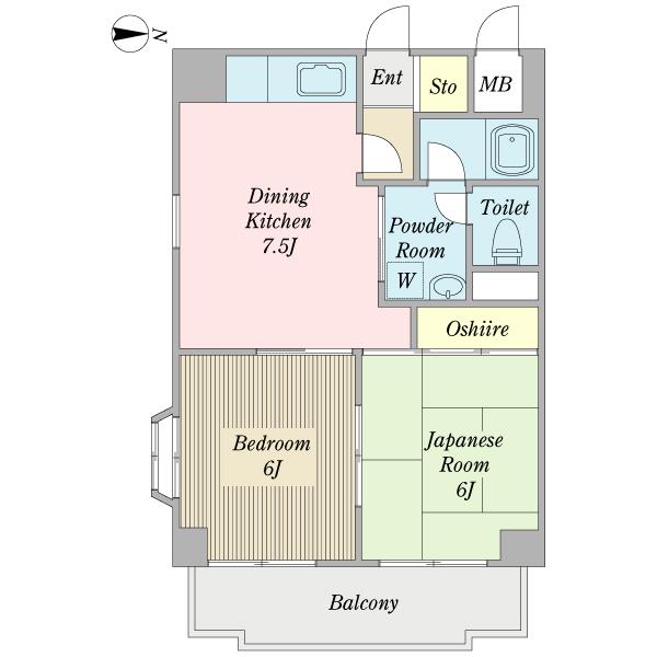 東南角部屋です