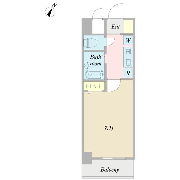 プロシード市川妙典（0107） 間取り図画像