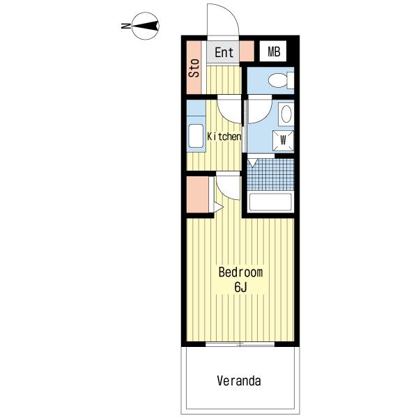 広々したバルコニー