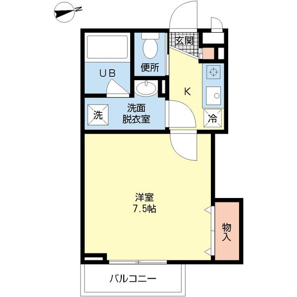 αＮＥＸＴ新検見川（0208） 間取り図画像