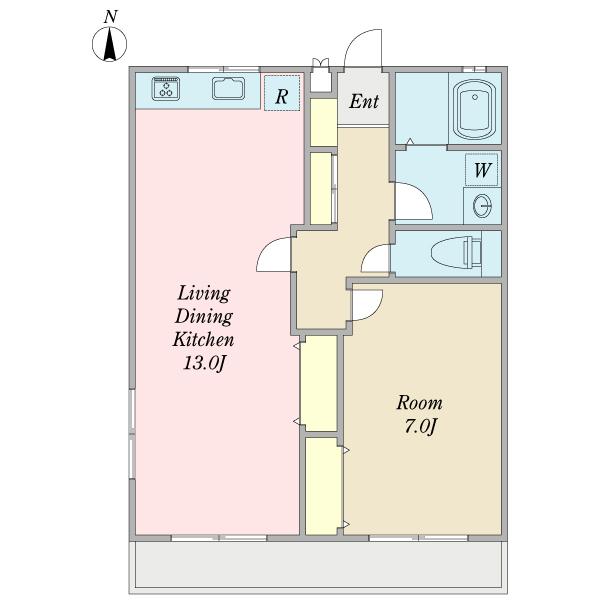 パストラル茅ヶ崎（0201） 間取り図画像