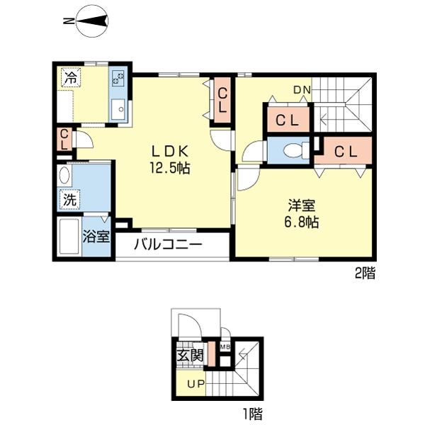Ｇｌｙｃｉｎｅ（0202） 間取り図画像