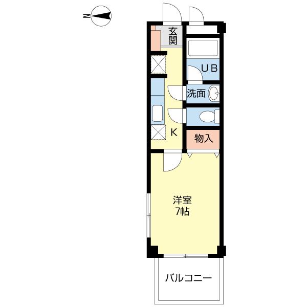 プリメーラ薬円台（0301） 間取り図画像
